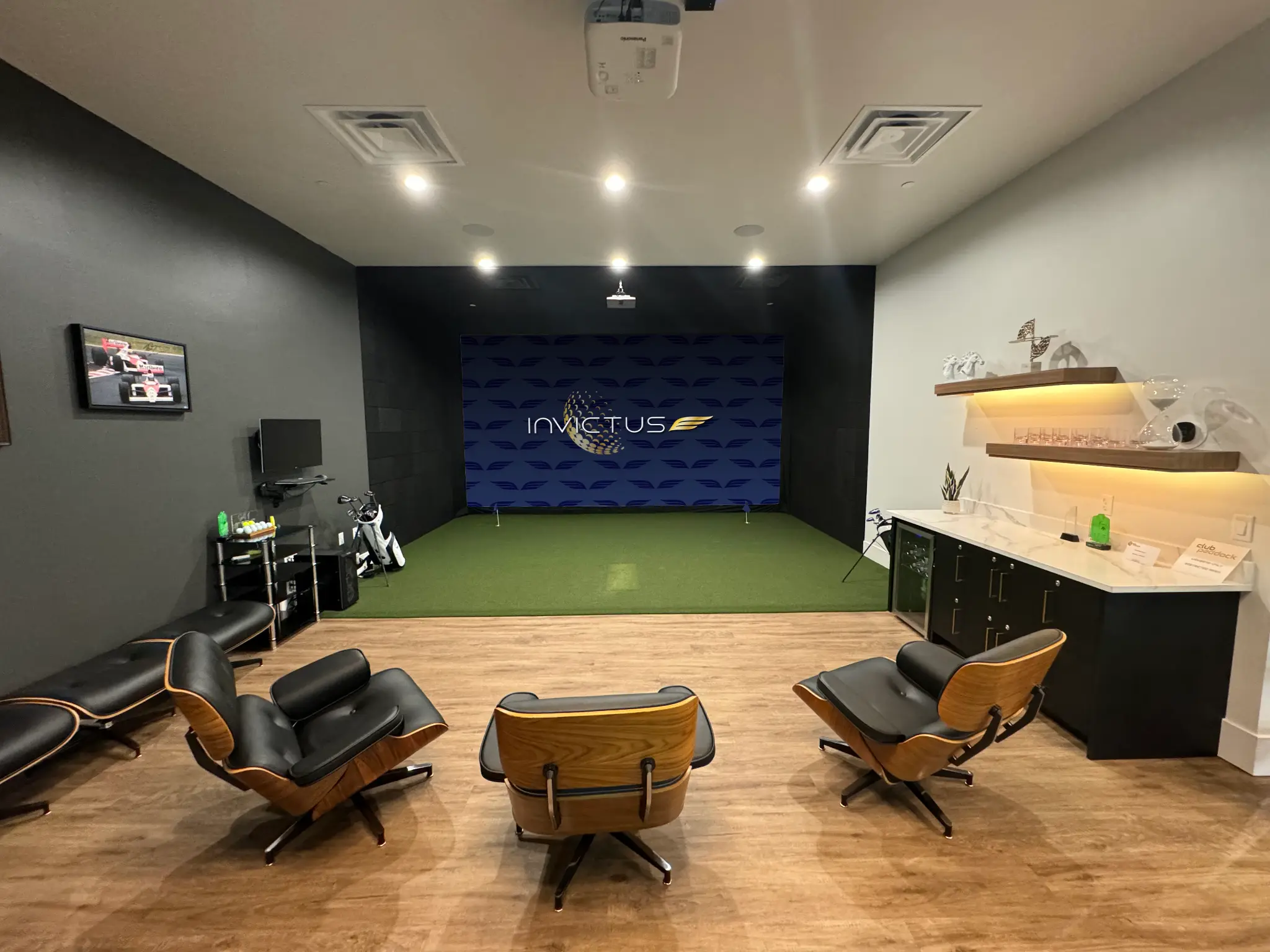 Invictus Golf Club Paddock Custom Simulator